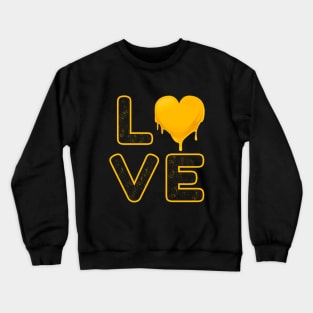 I Love Honey - Cool Gift for Honey Lovers Crewneck Sweatshirt